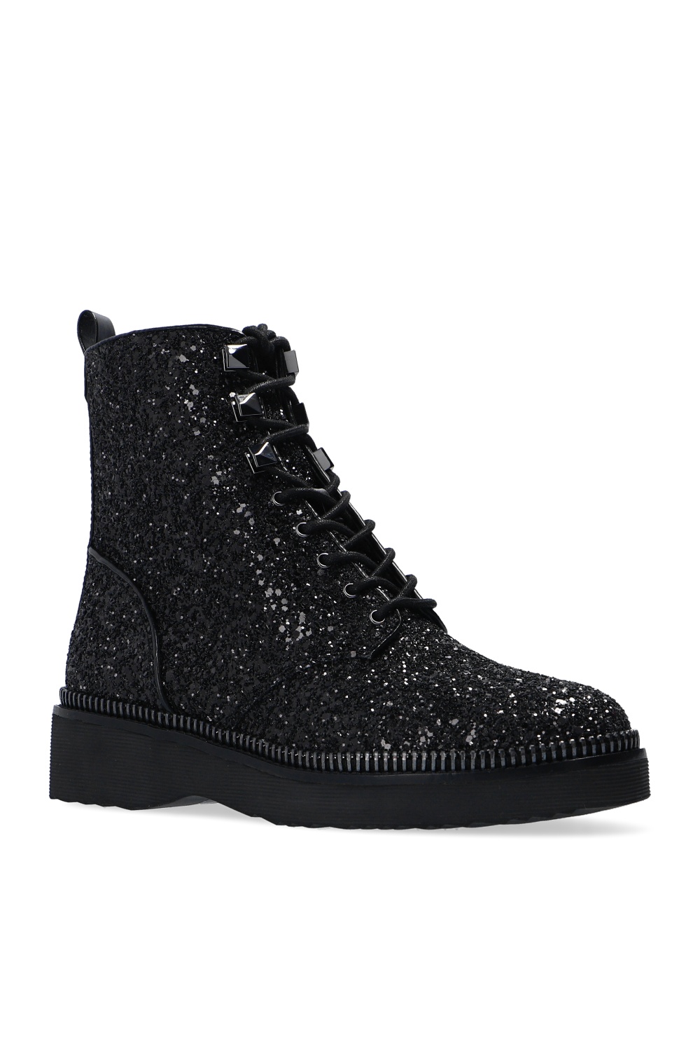 haskell glitter combat boot